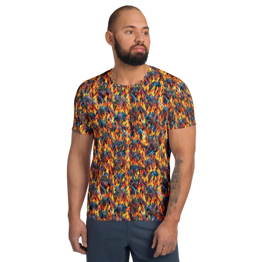 Inferno Legion on Men's Athletic T-Shirt — Front