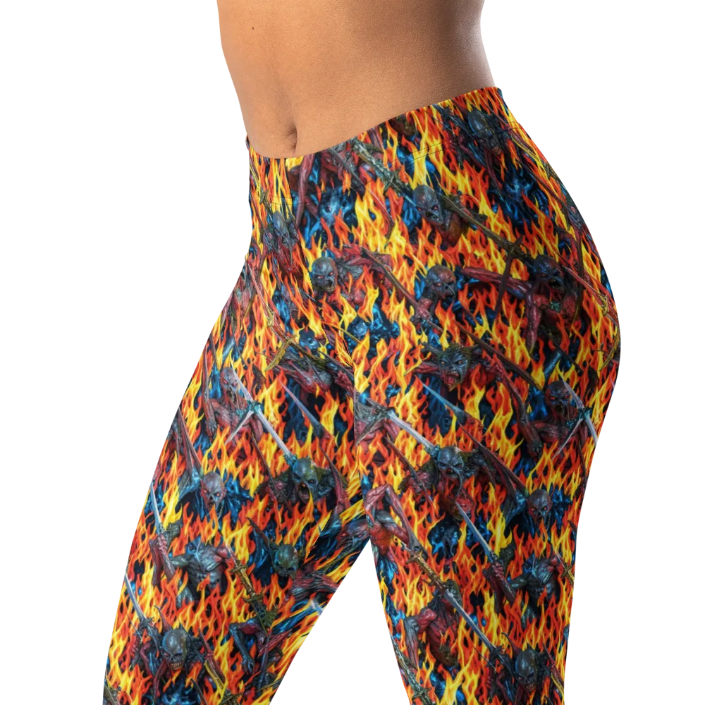 Inferno Legion on Leggings — Left Front
