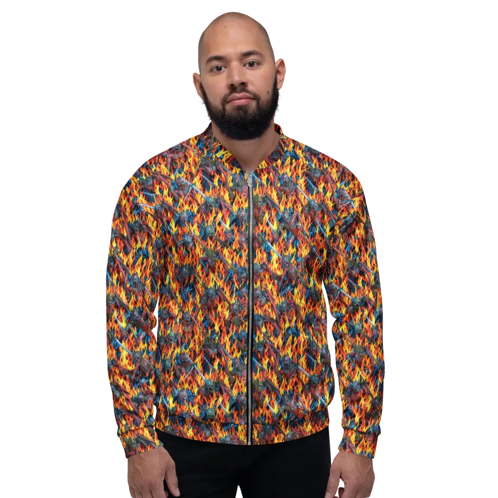 Inferno Legion on Bomber Jacket — Front
