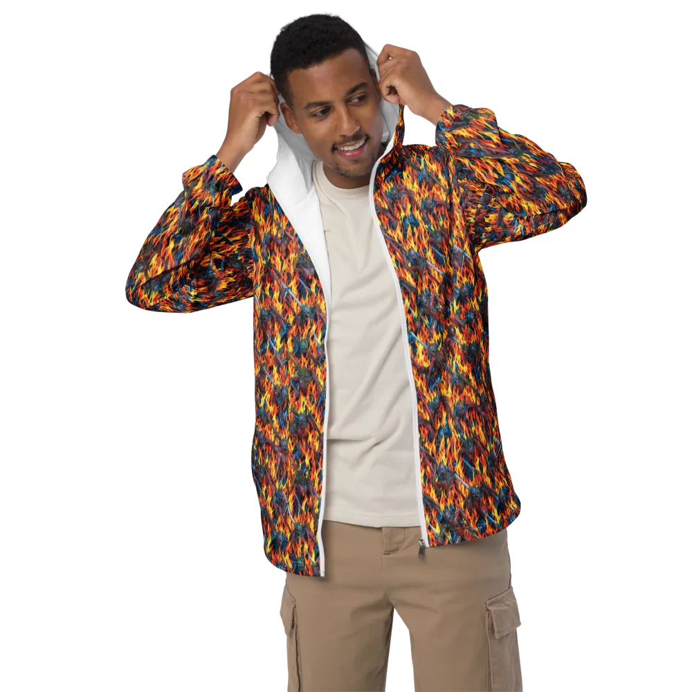 Inferno Legion on Men's Windbreaker — Front