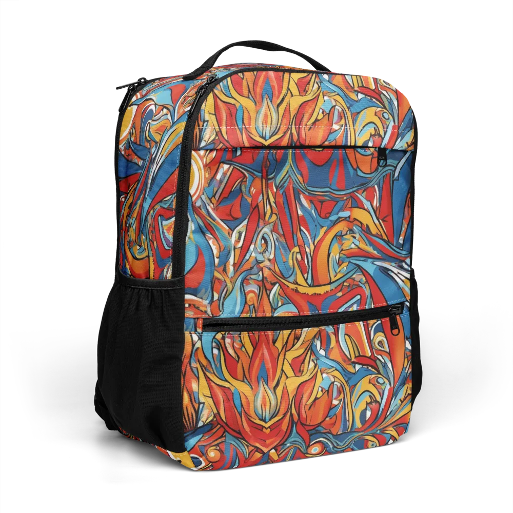 Flamework on Utility Backpack — Right Front
