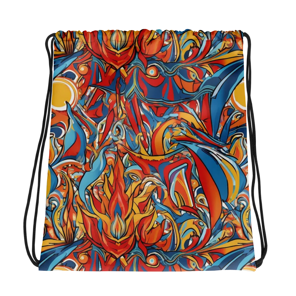 Flamework on Drawstring Bag — Photo