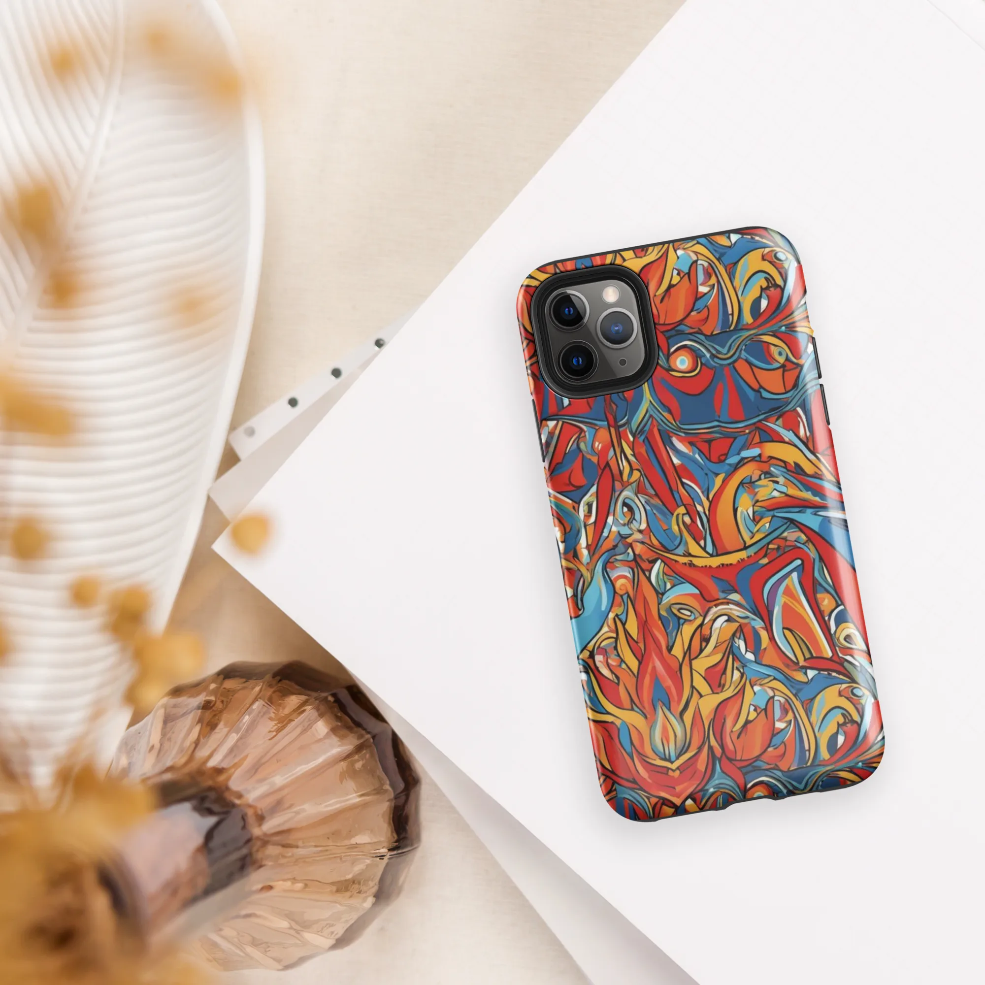 Flamework on Tough Case for iPhone® — Front
