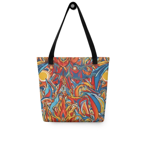 Flamework on a Tote Bag