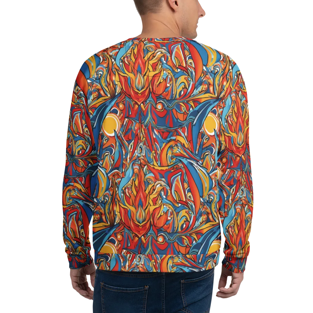 Flamework on Sweatshirt — Back