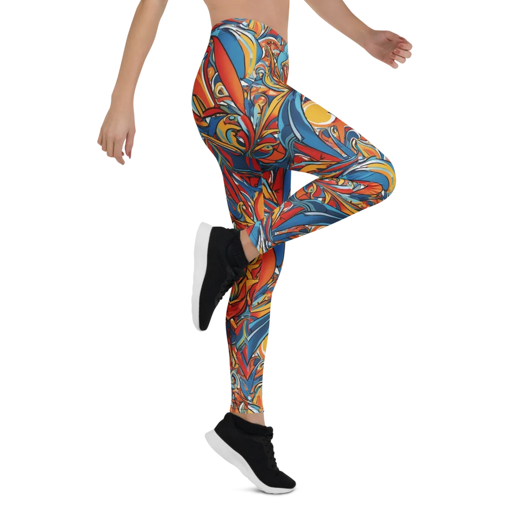 Flamework on Leggings — Right