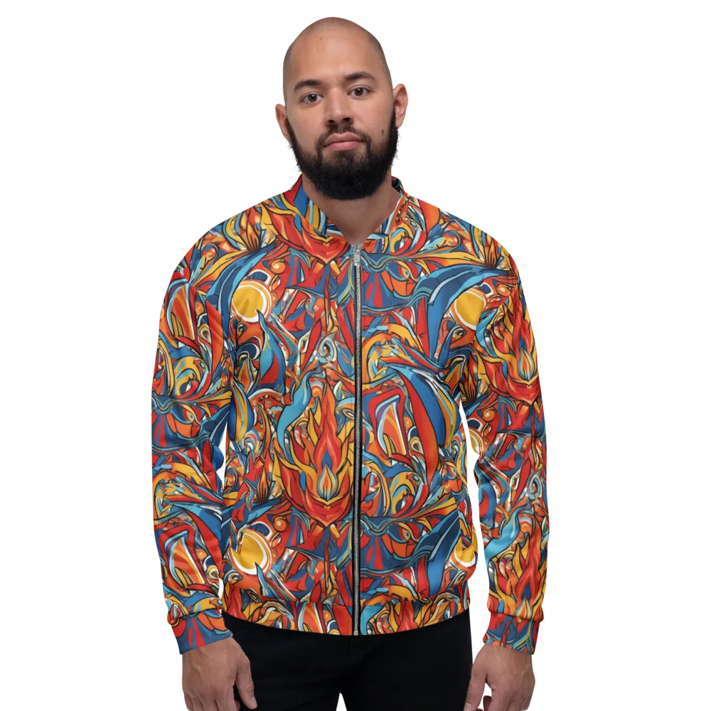 Flamework on Bomber Jacket — Front