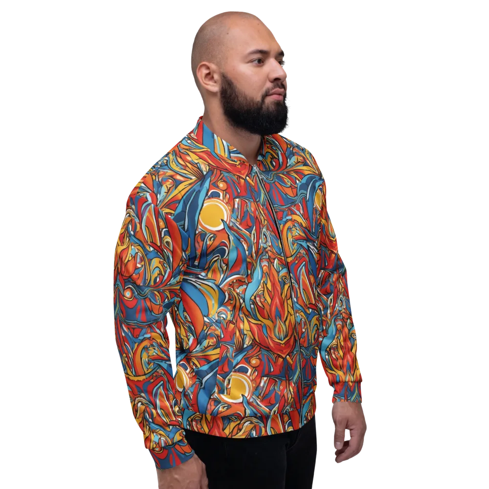 Flamework on Bomber Jacket — Right