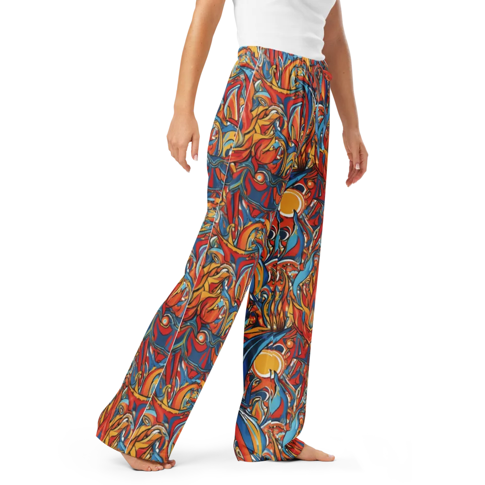 Flamework on Women's Pajama Pants — Right Front