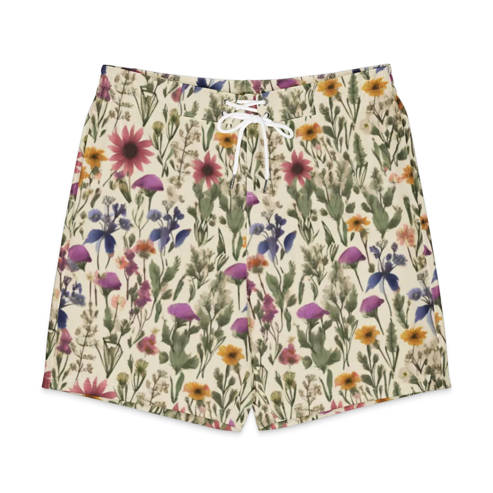 Meadow Chromatic on Men's Board Shorts — Front