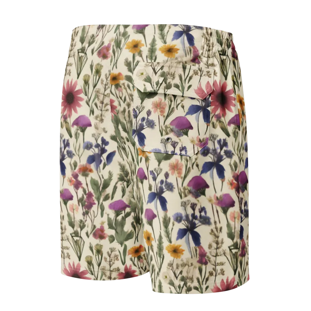 Meadow Chromatic on Men's Board Shorts — Back