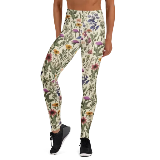 Meadow Chromatic on a Yoga Leggings