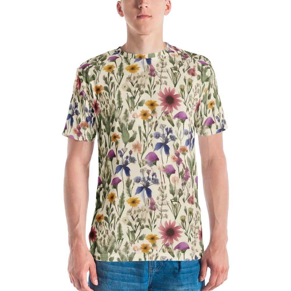 Meadow Chromatic on Men's Crew Neck T-Shirt — Front