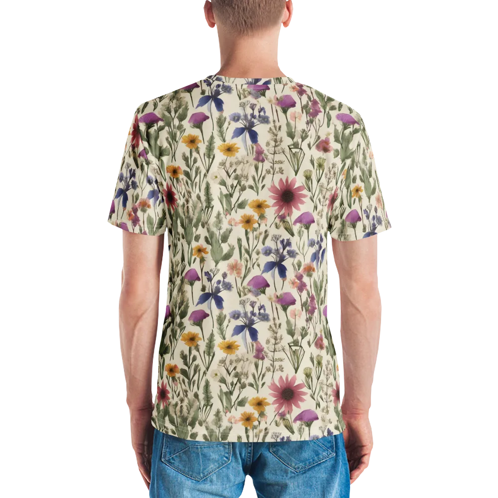 Meadow Chromatic on Men's Crew Neck T-Shirt — Back