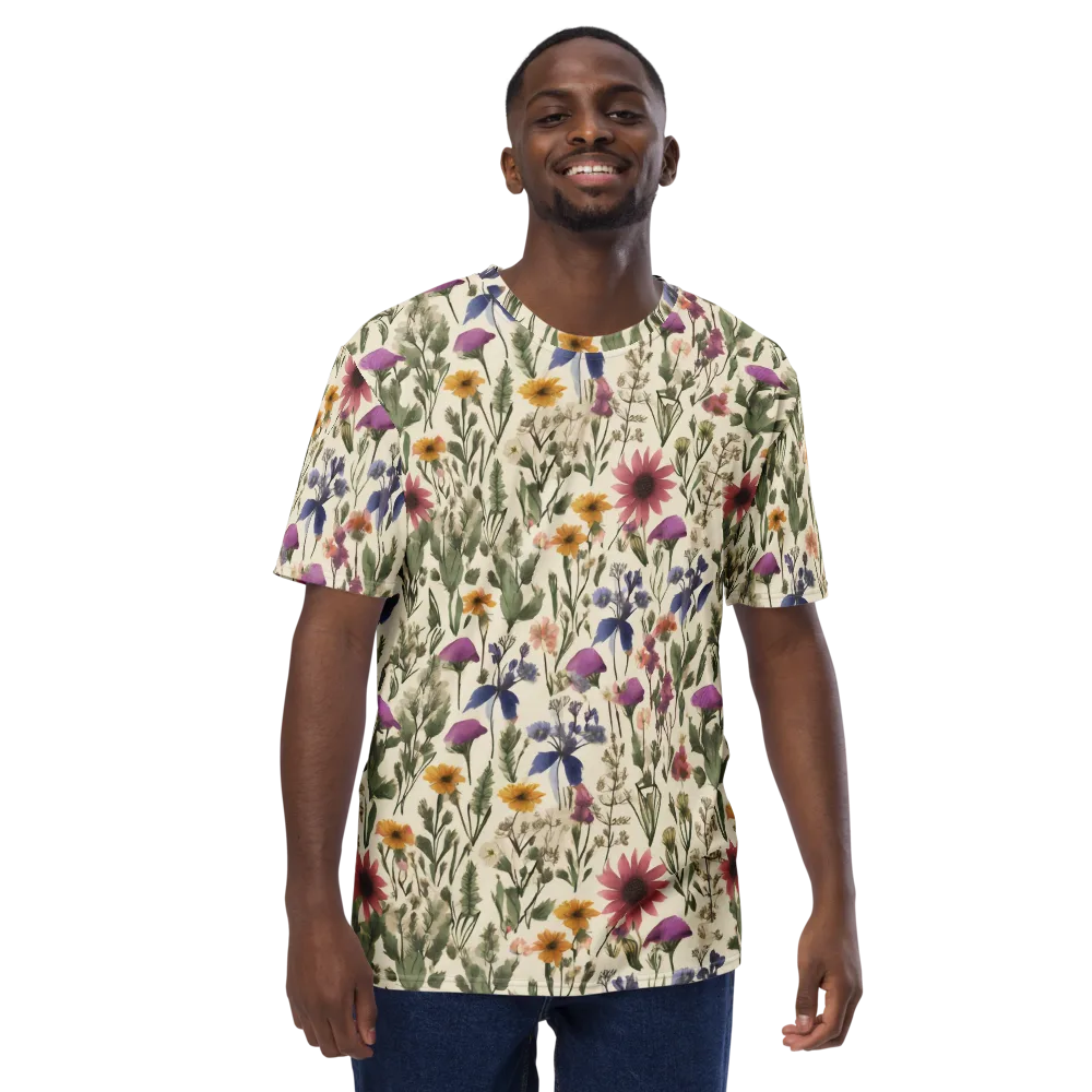 Meadow Chromatic on Men's Crew Neck T-Shirt — Front