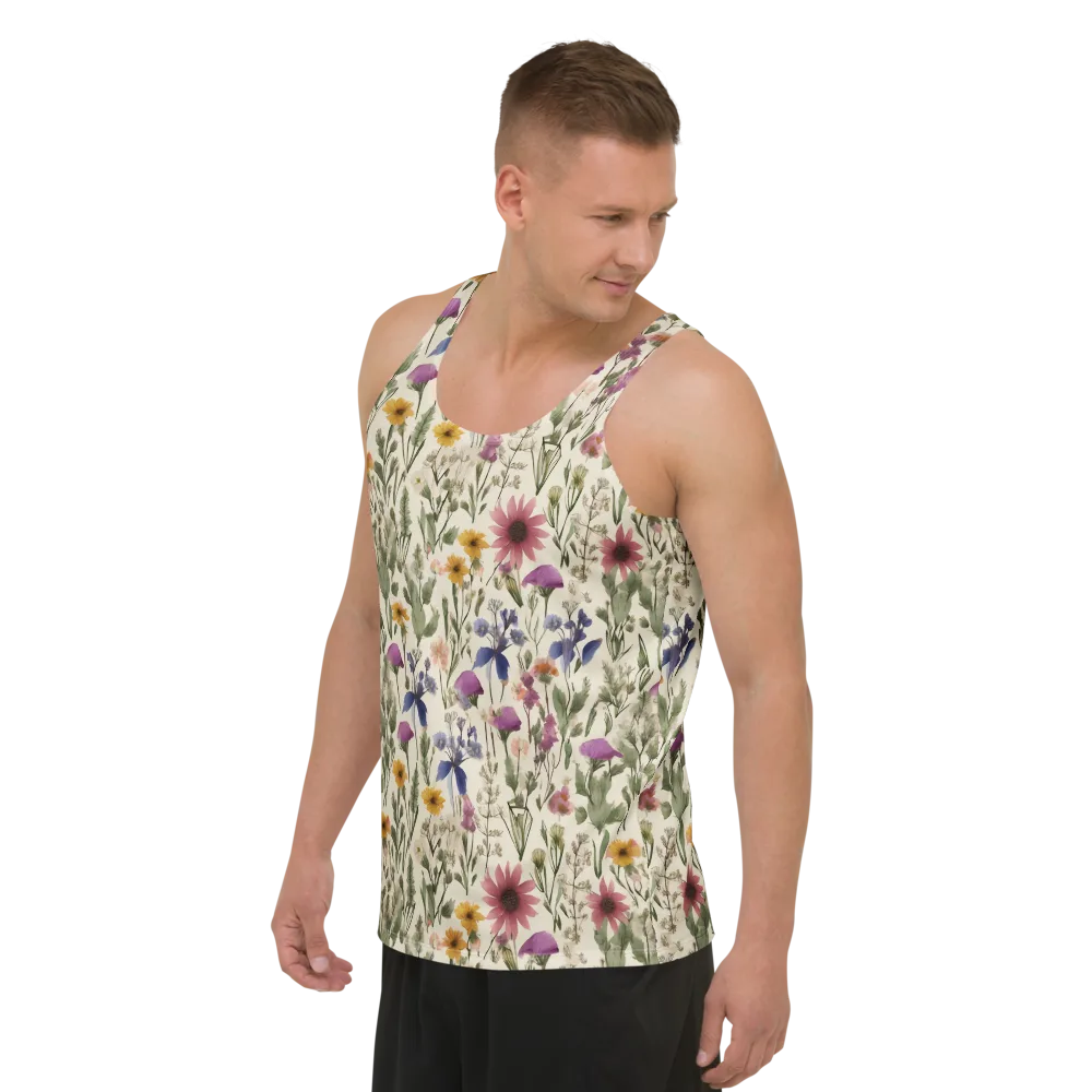 Meadow Chromatic on Men's Tank Top — Left Front