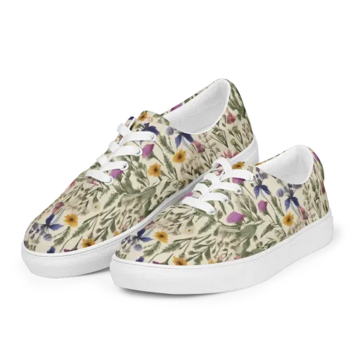 Meadow Chromatic on a Men's Lace-Up Canvas Shoes