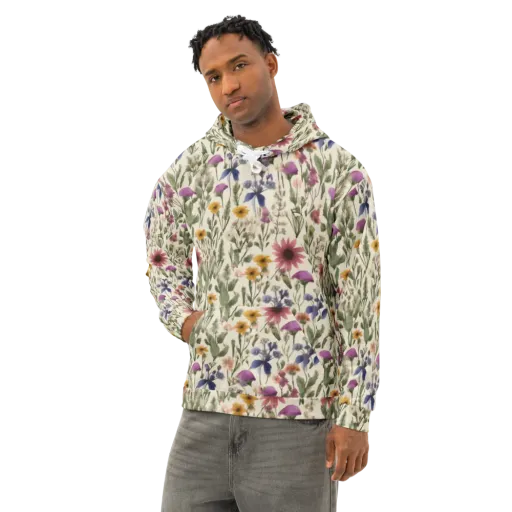 Meadow Chromatic on a Cotton Hoodie