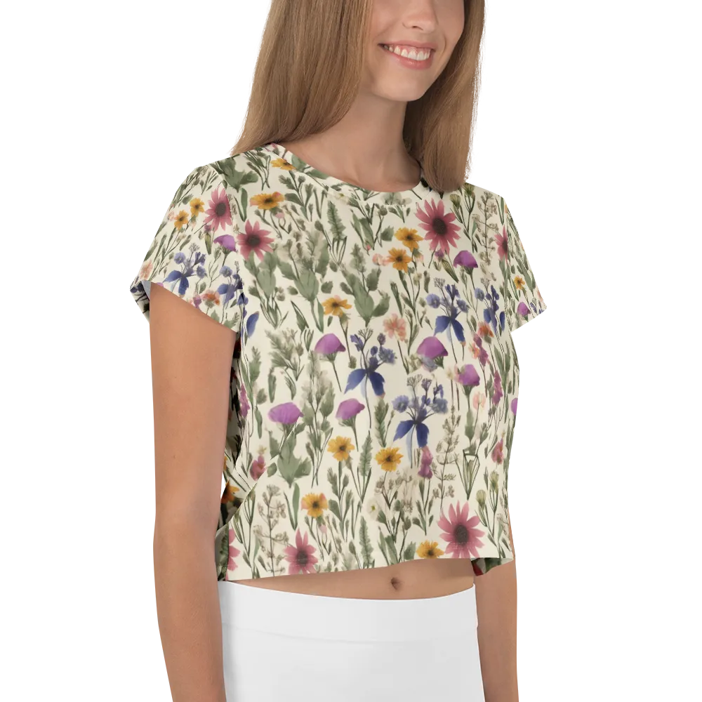 Meadow Chromatic on Crop Tee — Right