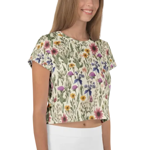 Meadow Chromatic on a Crop Tee