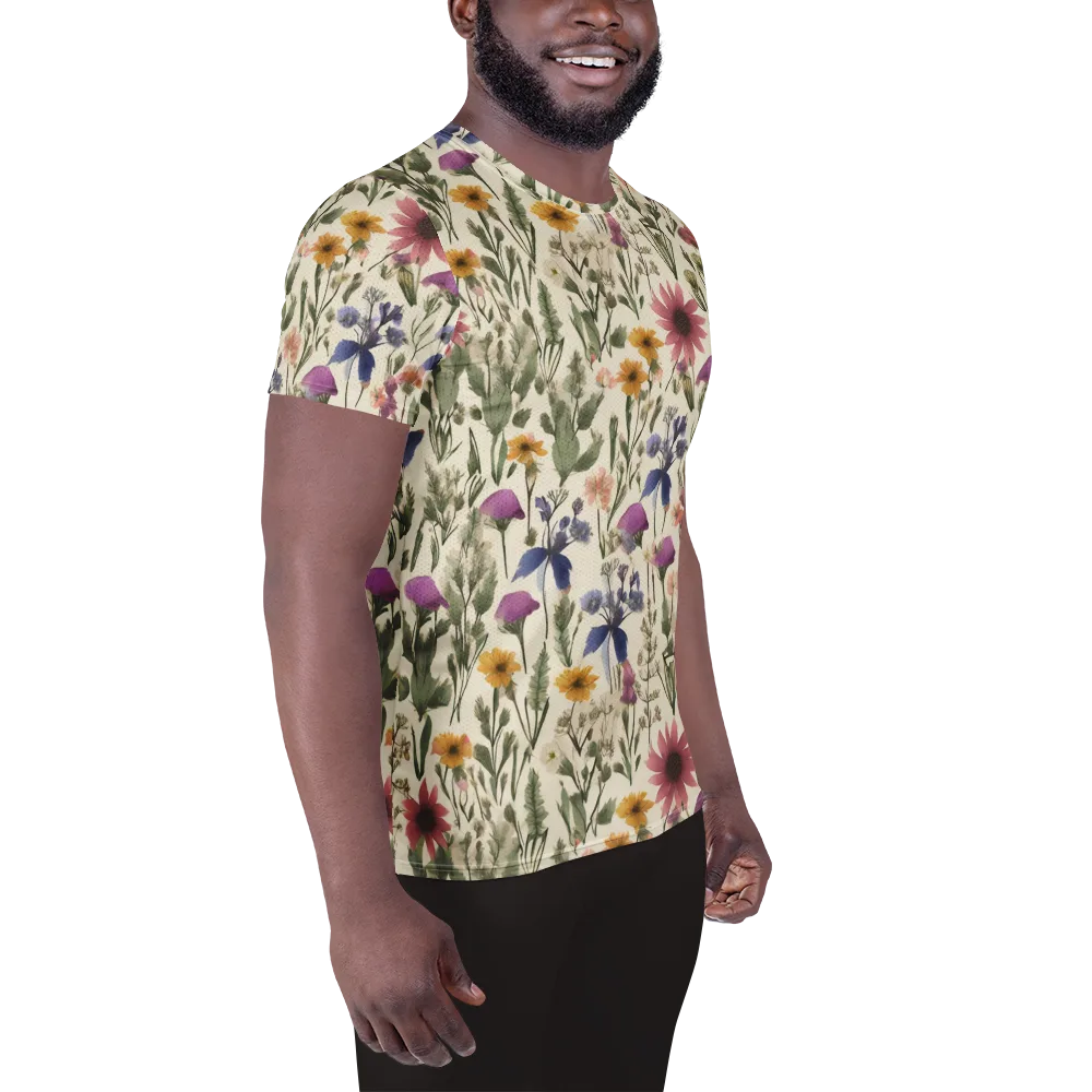 Meadow Chromatic on Men's Athletic T-Shirt — Right