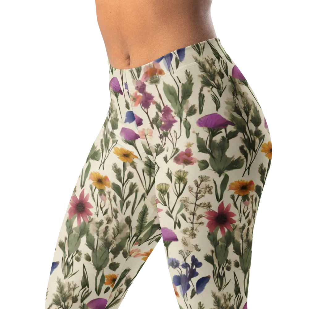 Meadow Chromatic on Leggings — Left Front