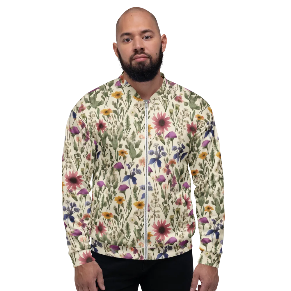 Meadow Chromatic on Bomber Jacket — Front