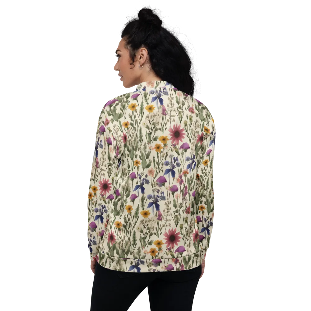 Meadow Chromatic on Bomber Jacket — Back