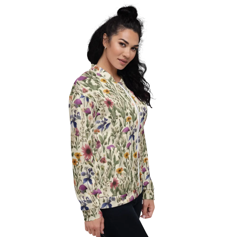 Meadow Chromatic on Bomber Jacket — Right