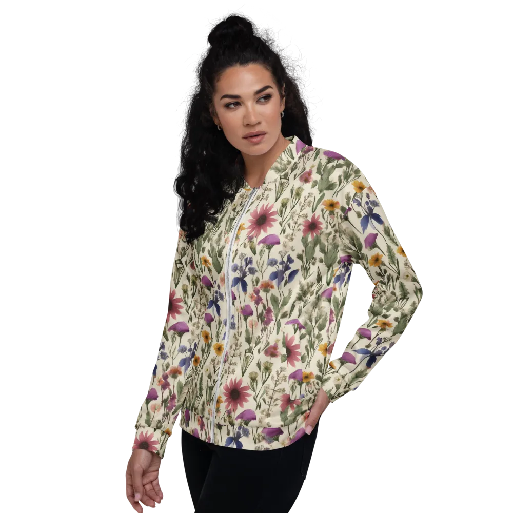 Meadow Chromatic on Bomber Jacket — Left