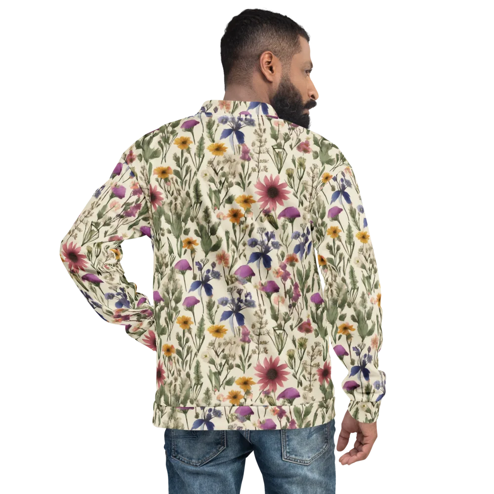 Meadow Chromatic on Bomber Jacket — Back