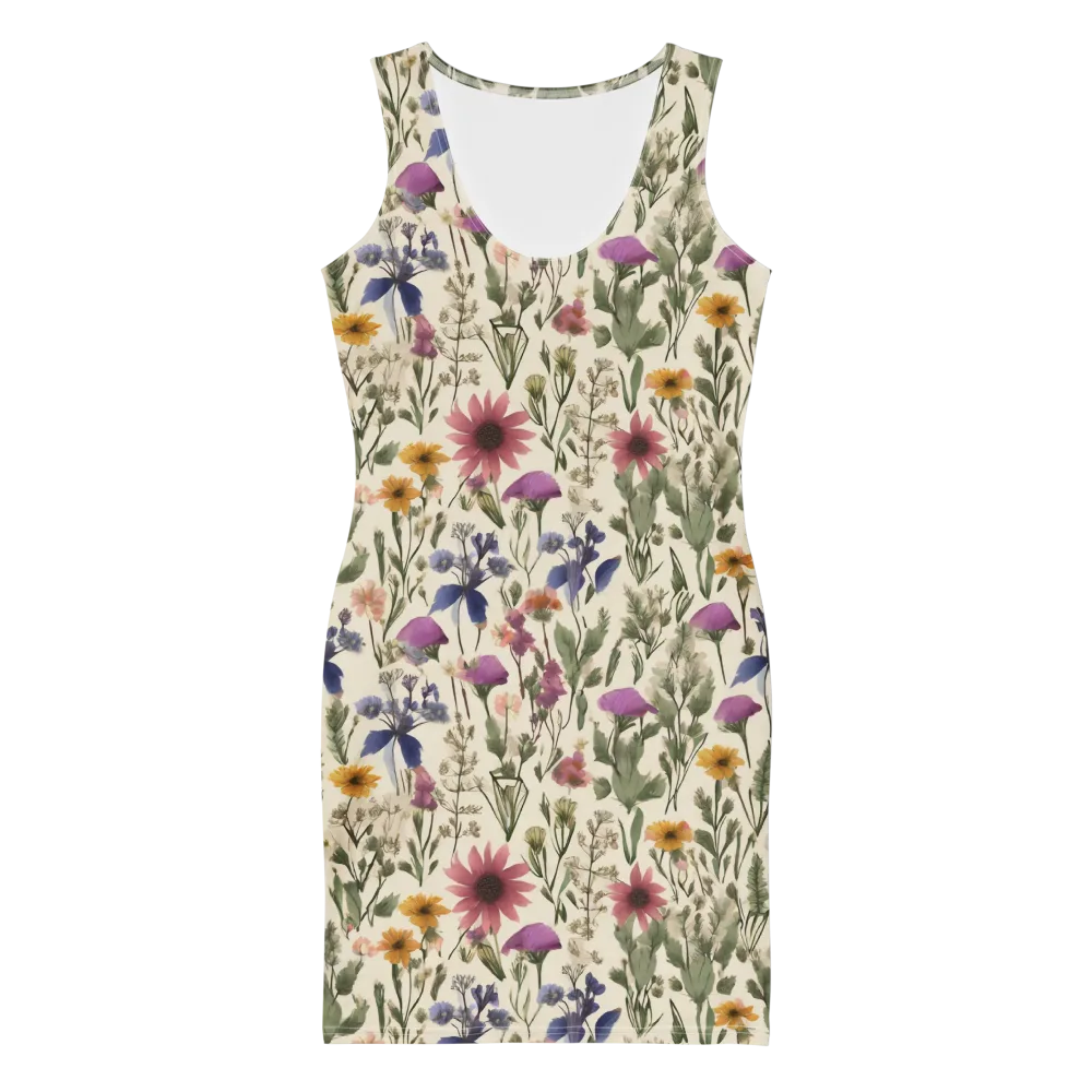 Meadow Chromatic on Bodycon Dress — Front