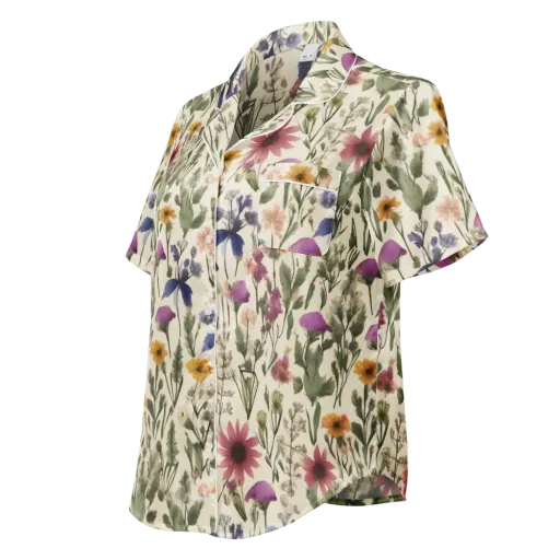 Meadow Chromatic on a Women's Short Sleeve Pajama Top