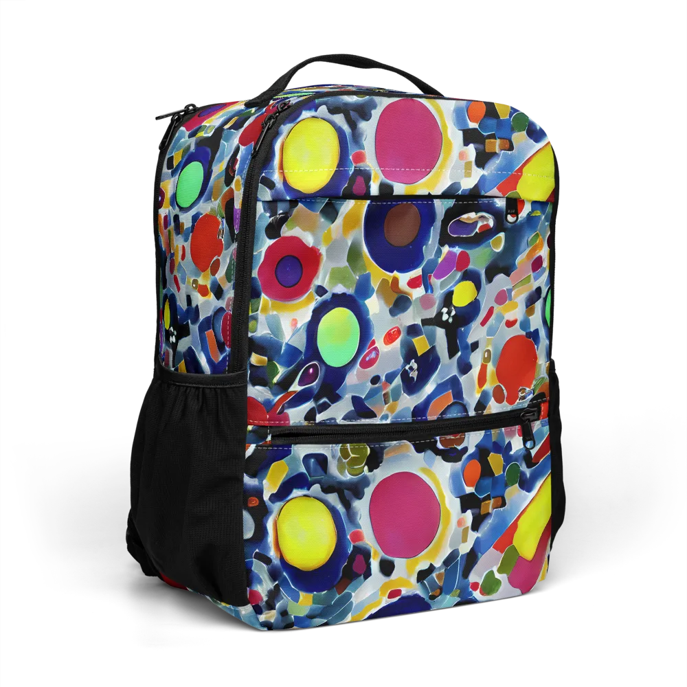 Neon Impression on Utility Backpack — Right Front