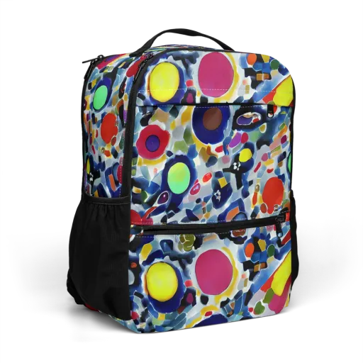 Neon Impression on a Utility Backpack