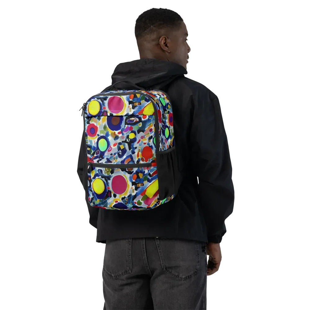 Neon Impression on Utility Backpack — Back