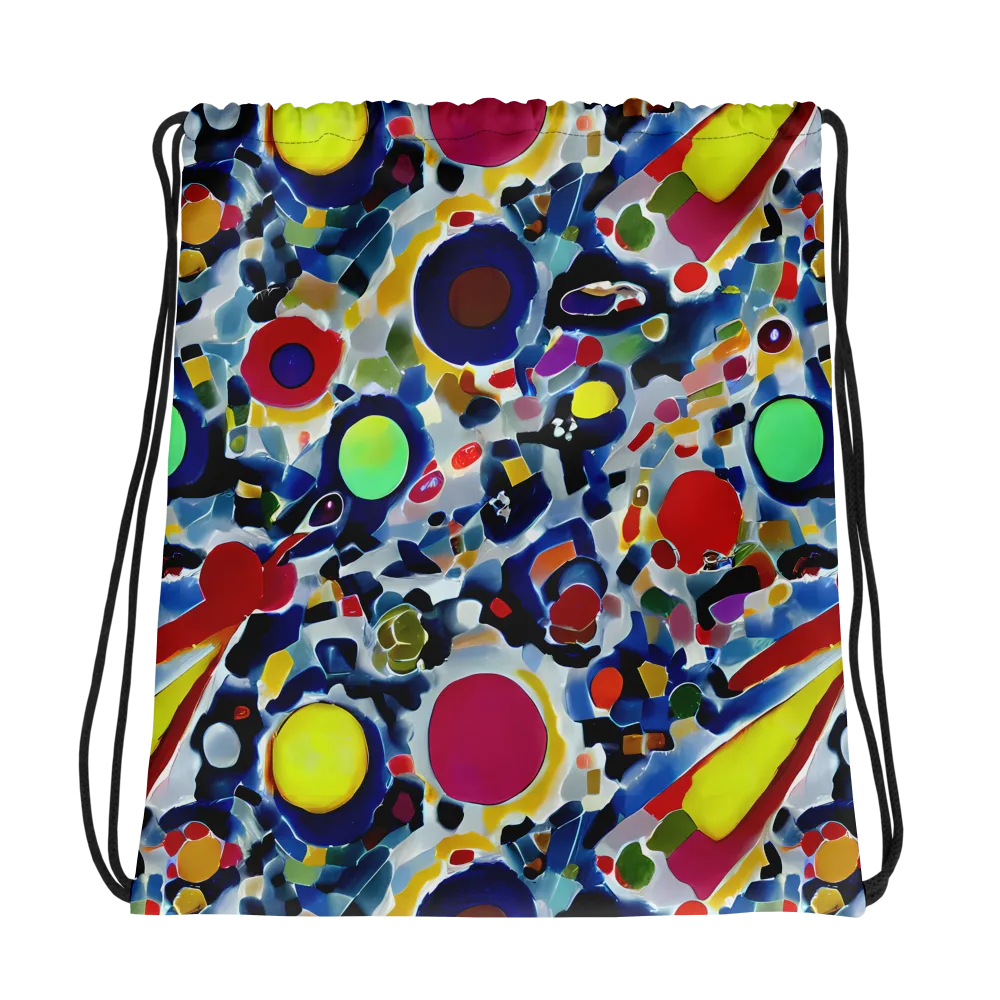 Neon Impression on Drawstring Bag — Photo