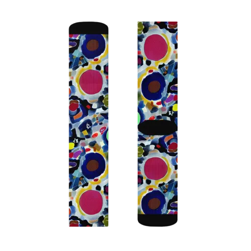 Neon Impression on a Socks