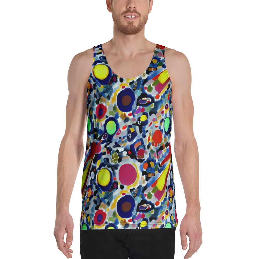 Neon Impression on Men's Tank Top — Front