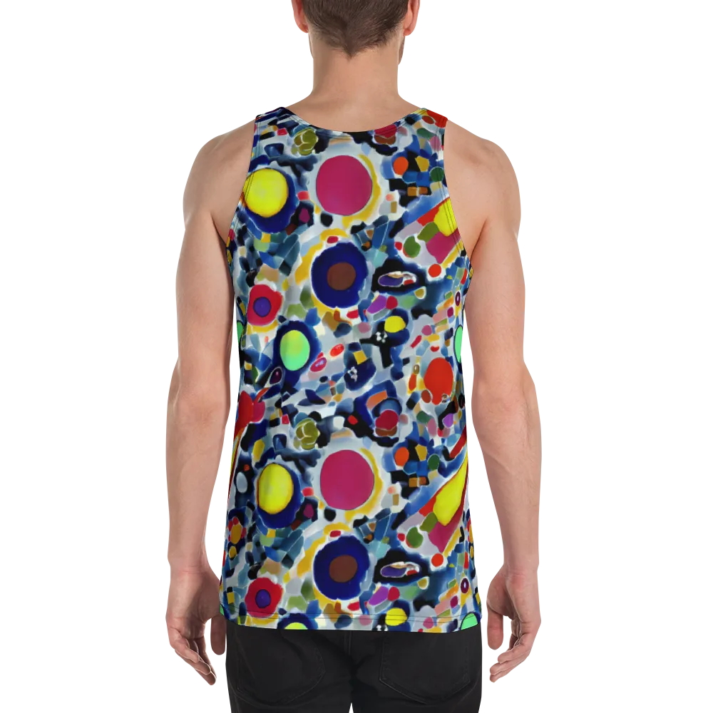 Neon Impression on Men's Tank Top — Back