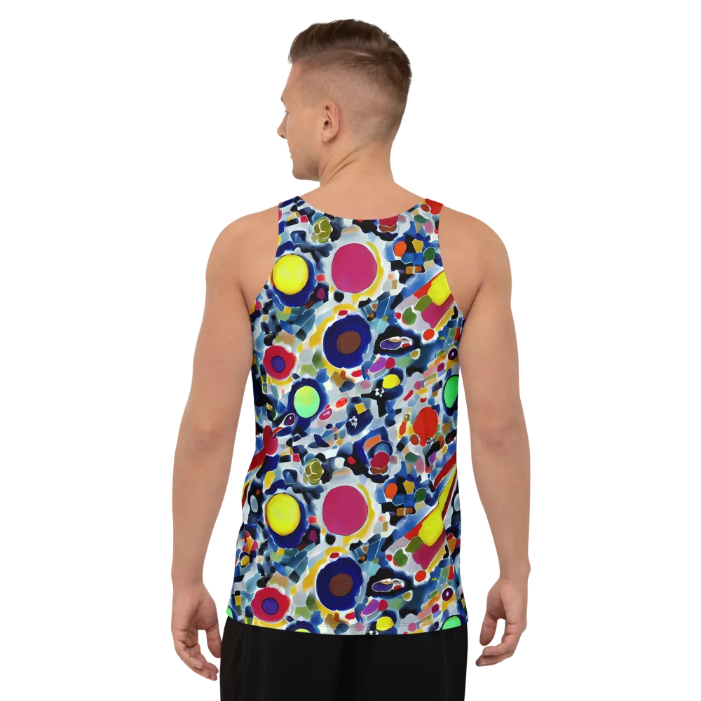 Neon Impression on Men's Tank Top — Back