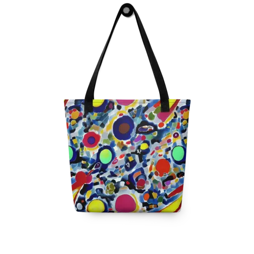 Neon Impression on a Tote Bag