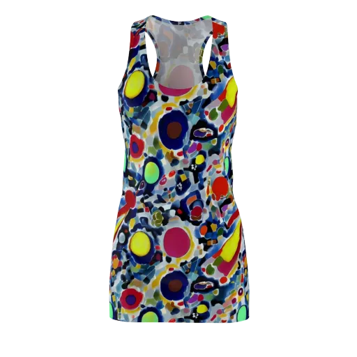 Neon Impression on a Racerback Dress