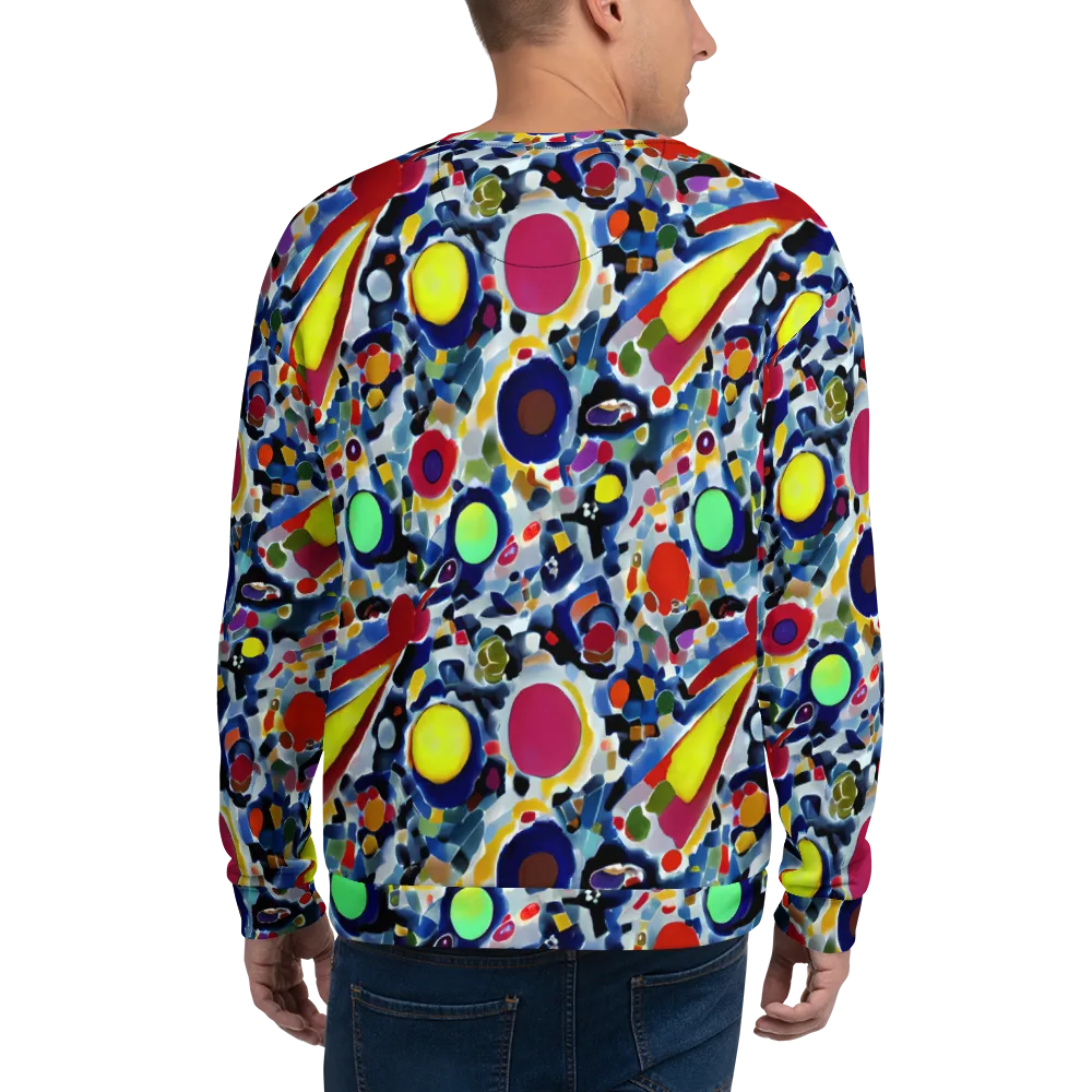 Neon Impression on Sweatshirt — Back