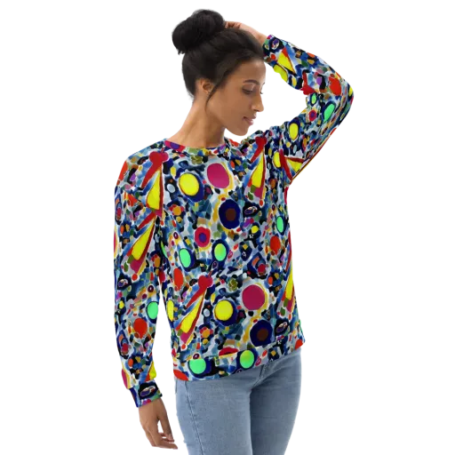 Neon Impression on a Sweatshirt