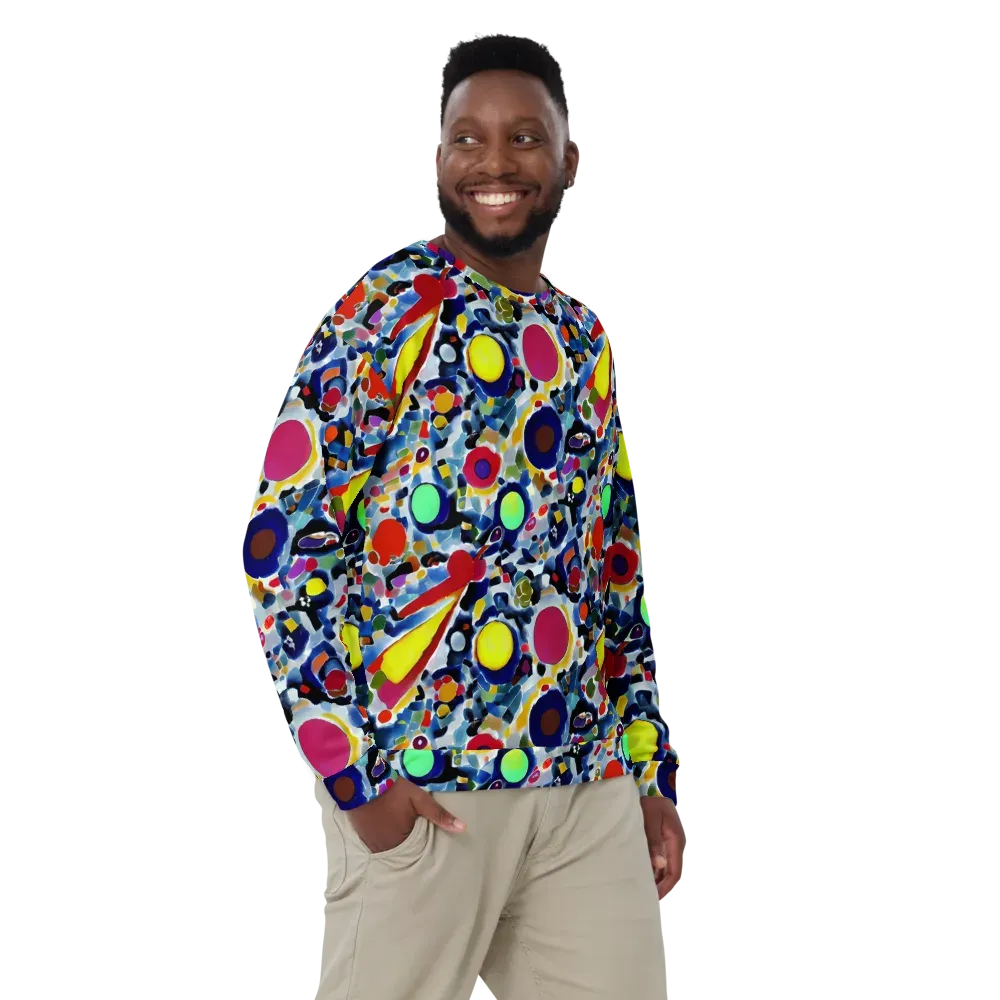 Neon Impression on Sweatshirt — Front