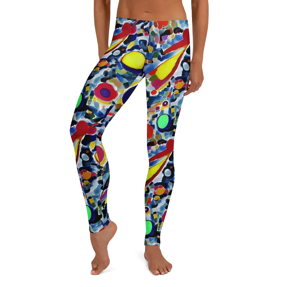 Neon Impression on Leggings — Front