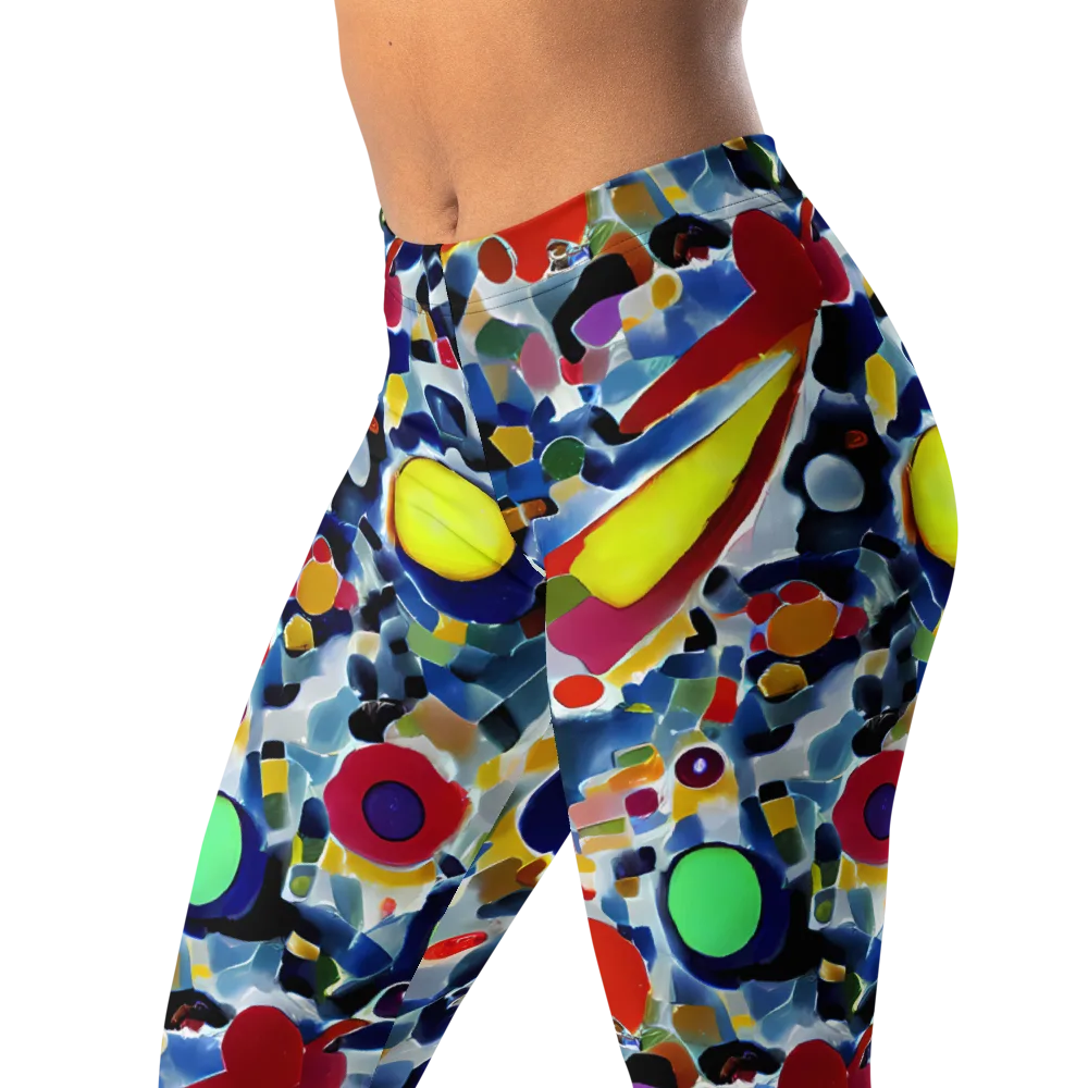 Neon Impression on Leggings — Left Front