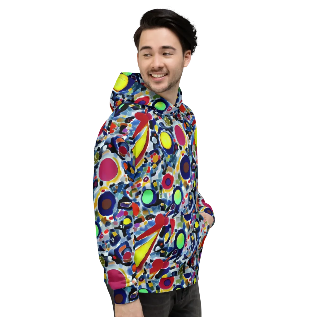 Neon Impression on Hoodie — Right