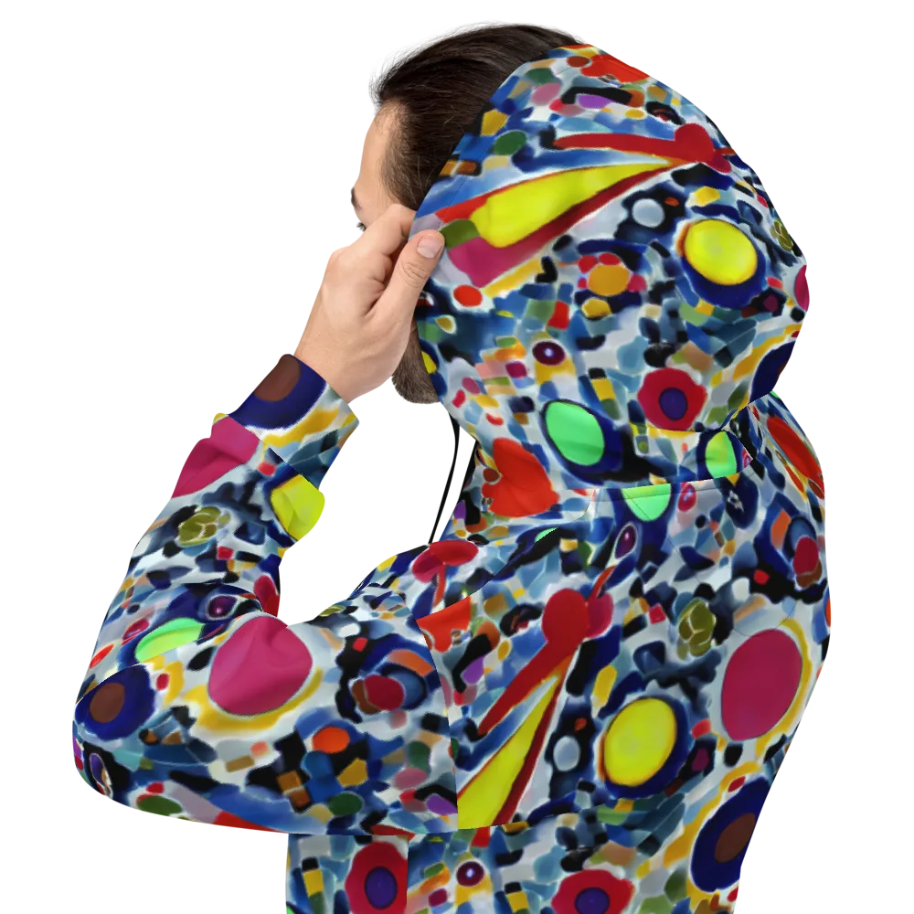 Neon Impression on Hoodie — Back